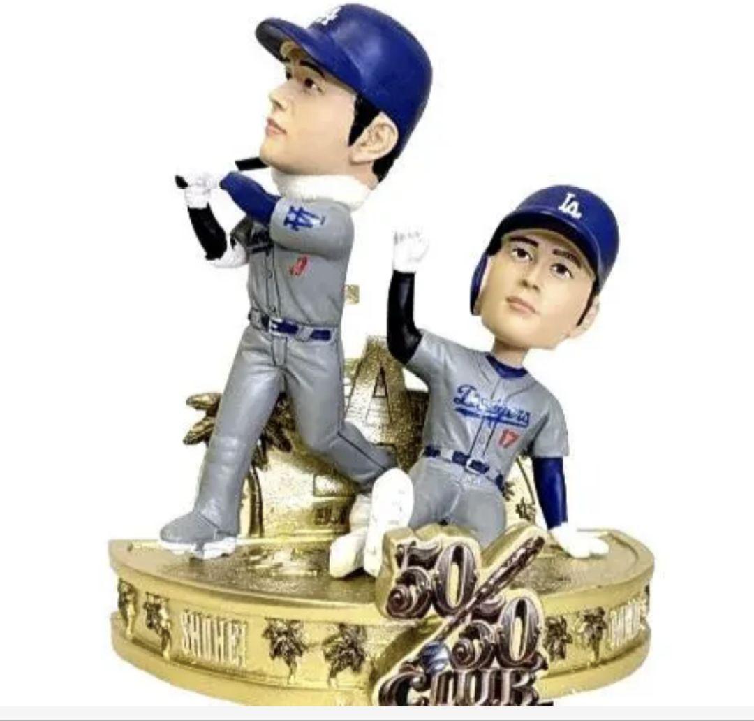 新品未開封 数量限定50-50記念ボブルヘッド ドジャース 大谷翔平