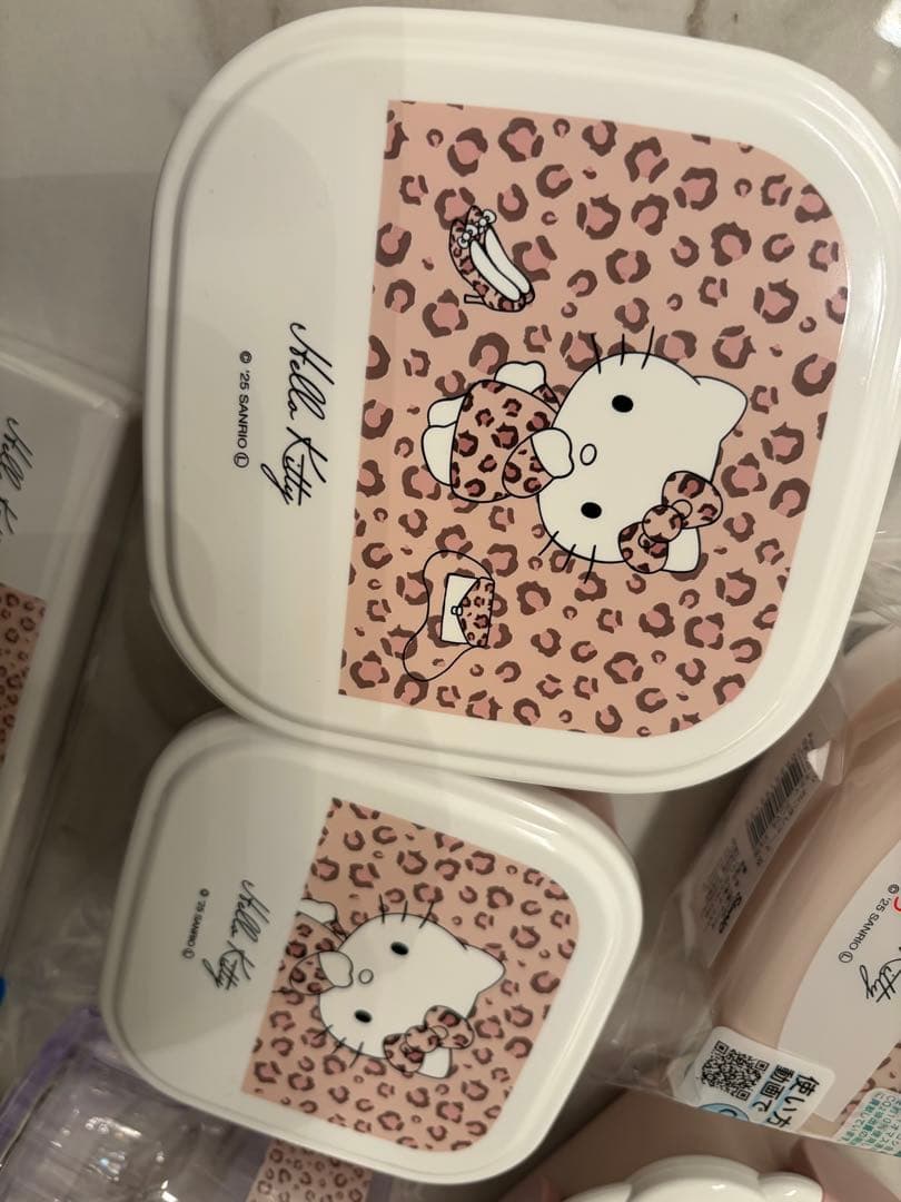 ハローキティ ヒョウ柄 お弁当セット