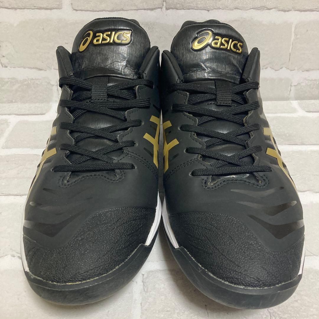 ⭐️asics GOLDSTAGE FANG 野球用スパイク 黒/金 29㎝⭐️