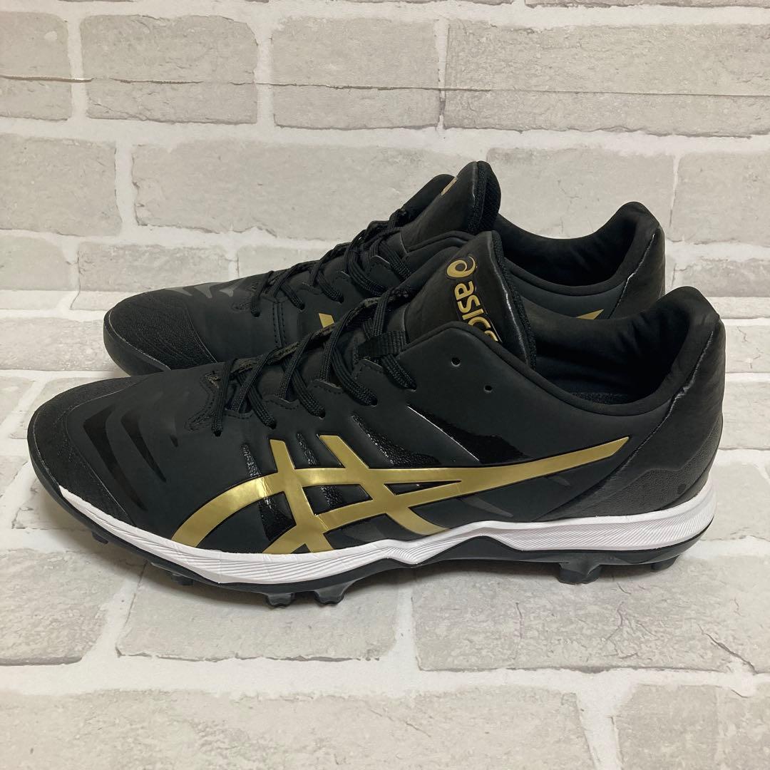 ⭐️asics GOLDSTAGE FANG 野球用スパイク 黒/金 29㎝⭐️