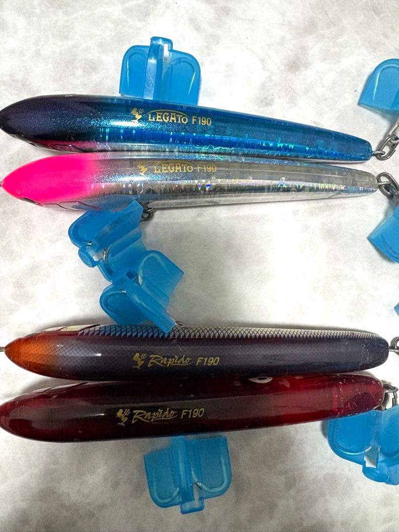 ラピードF190 & レガート F190 4個セットおまけジグ付き