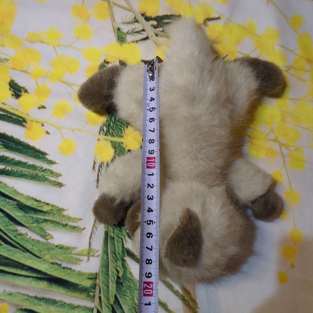 Monseuil・シャム猫ぬいぐるみ・くたくたシリーズ・おねんねタイプ・レトロ