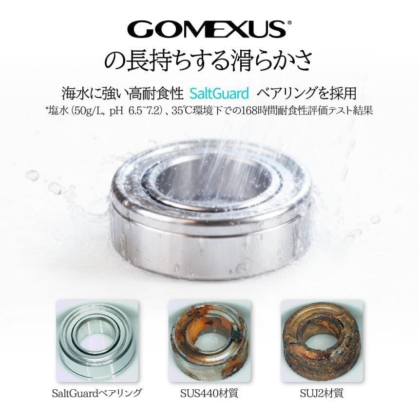 ゴメクサス　ダブルハンドル　Air Sense 98　エメラルダスカラー