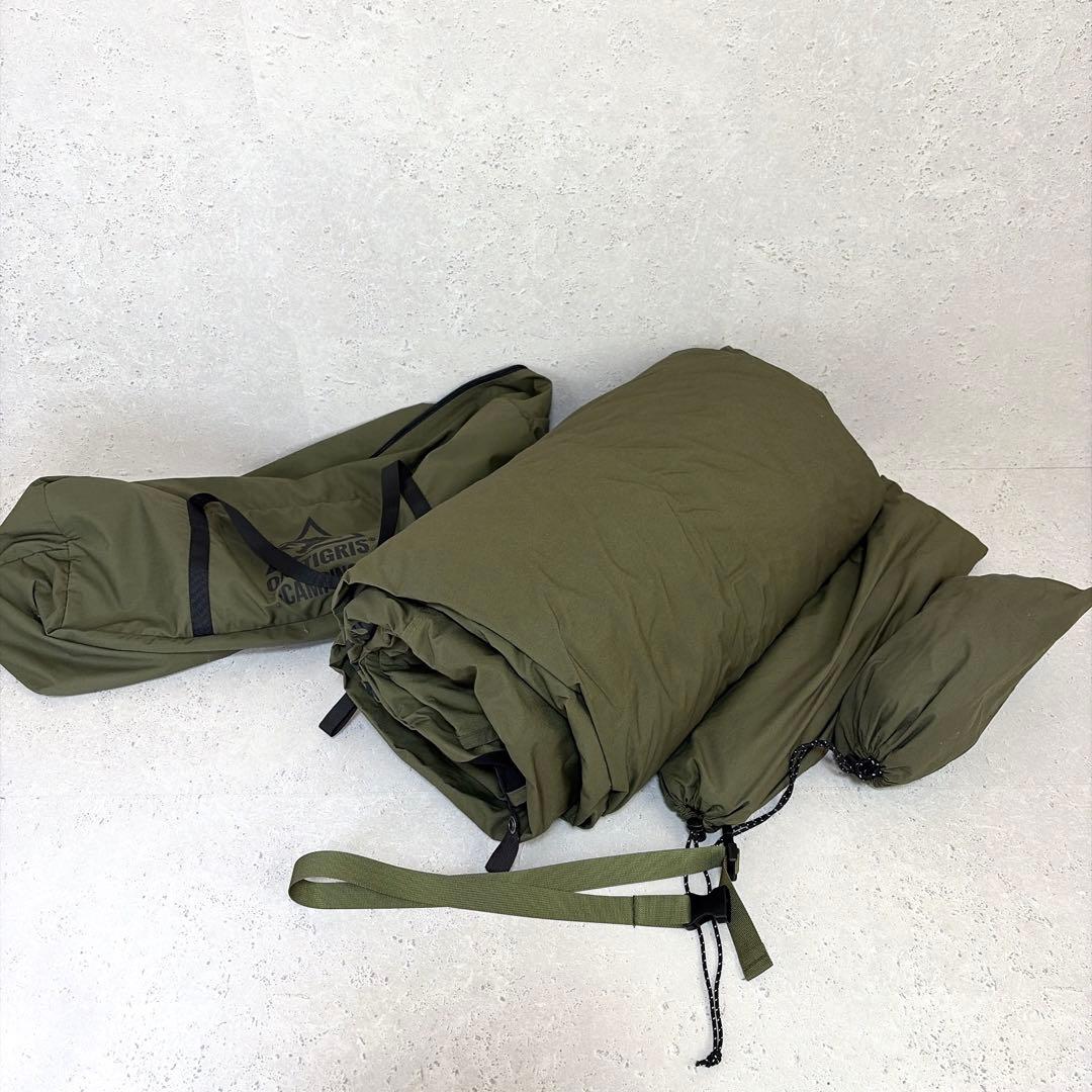 美品 ワンティグリス ロックシールド TC パップテント タープテント カーキ