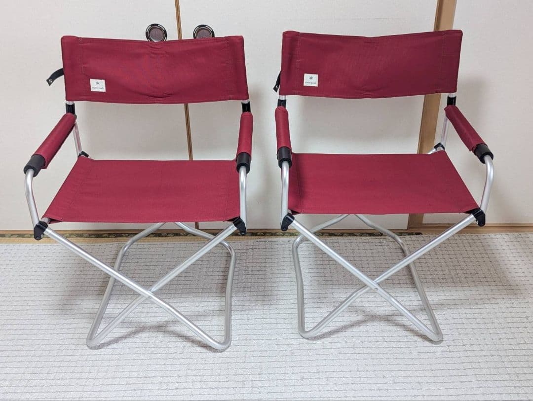 スノーピーク FDチェアワイド RD レッド LV-077RD 2脚セット