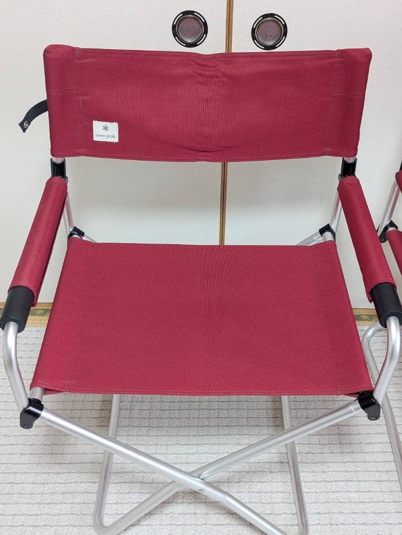 スノーピーク FDチェアワイド RD レッド LV-077RD 2脚セット