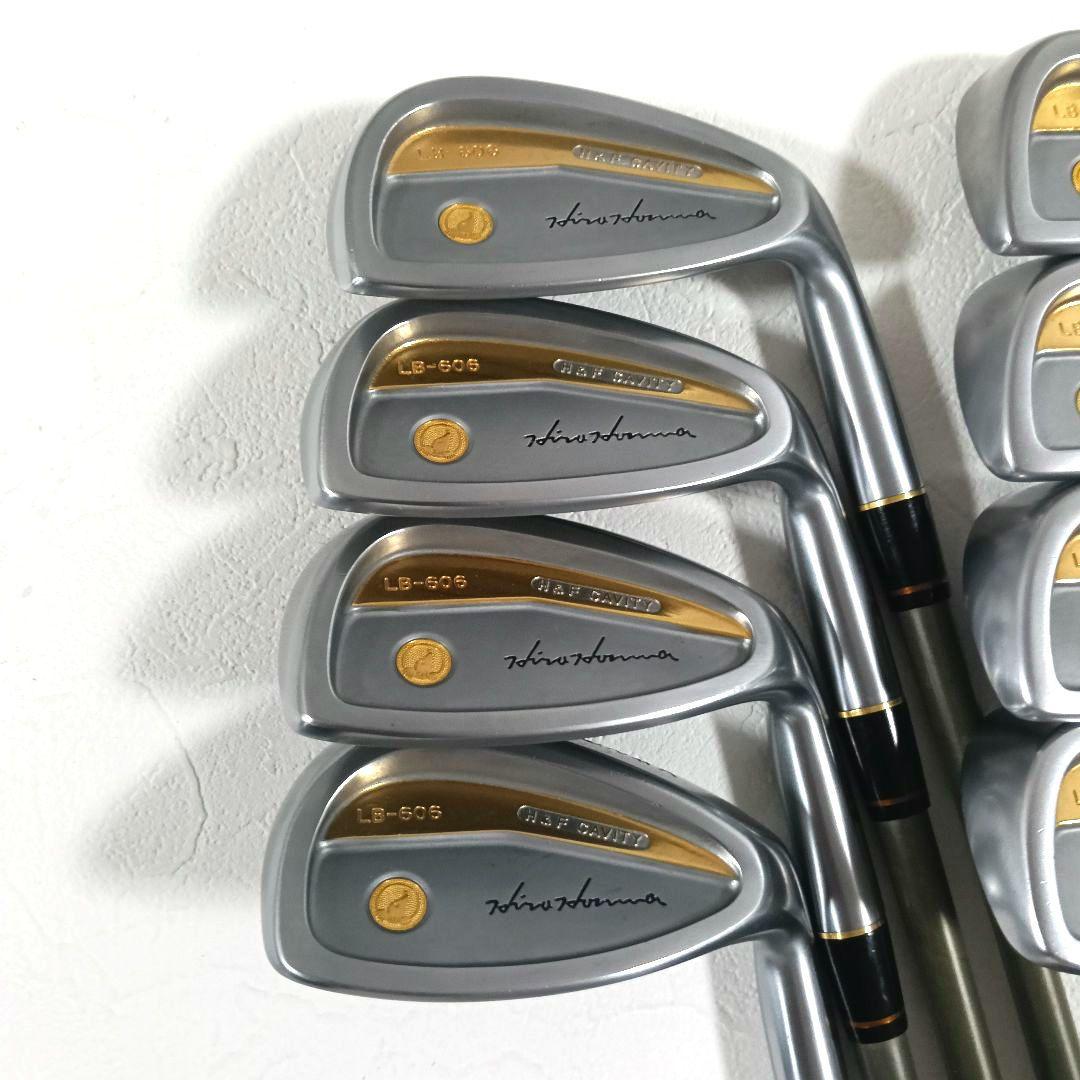 本間 HONMA LB-606 24金 アイアン 11本 金モグラ K24 星4