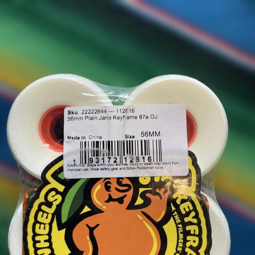 スケートボード OJ WHEELS Plain Janes Keyframe 56mm 87A