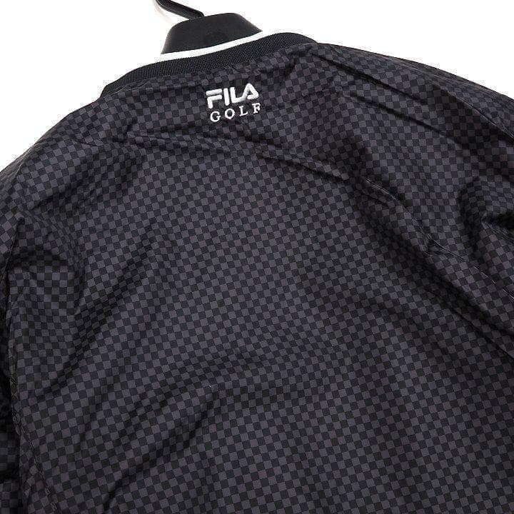 新品 フィラ ゴルフ 裏起毛 2WAY スニード ジャケット 蓄熱 ブラック L