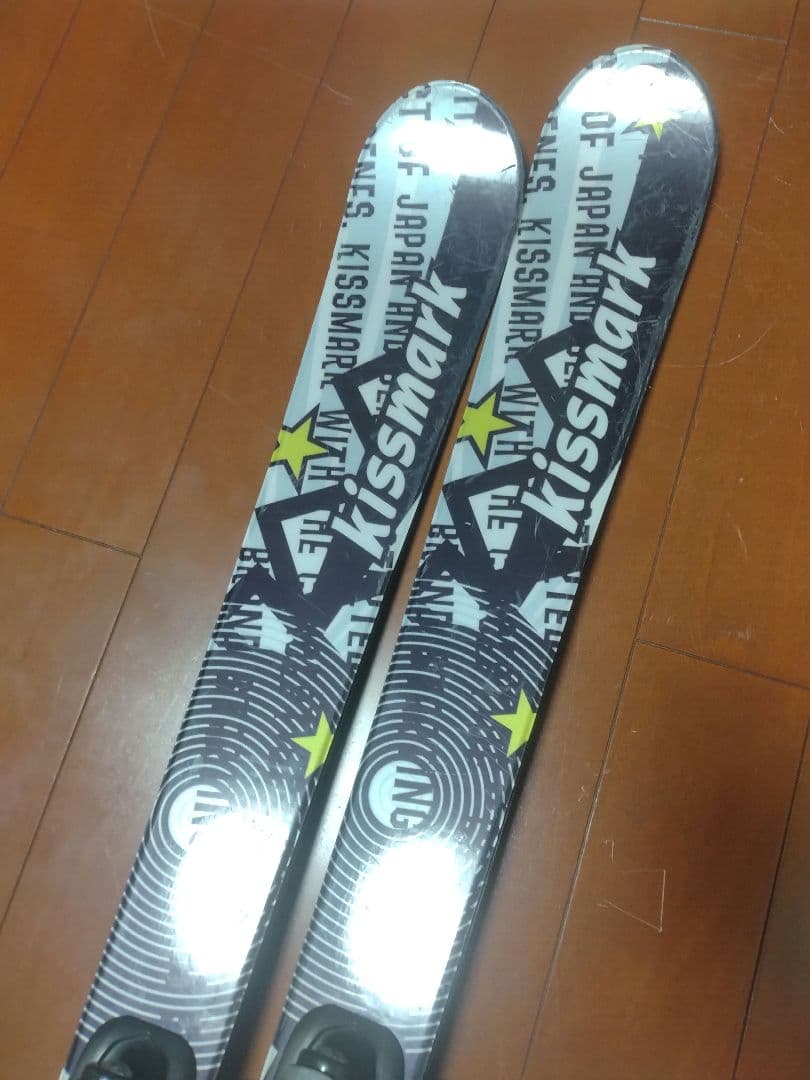 【フリースタイル☆】150cm　Kissmarkスキー板♪　ツインチップ！