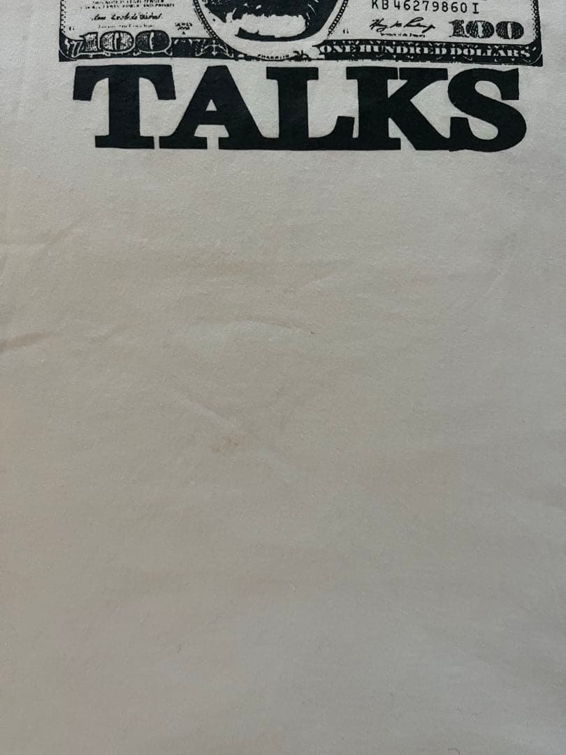 yokosquad MONEY TALKS プリント Tシャツ