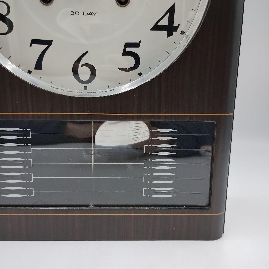 h【稼働品】 愛知時計 SUPER EIGHT 30day 振り子時計　ゼンマイ