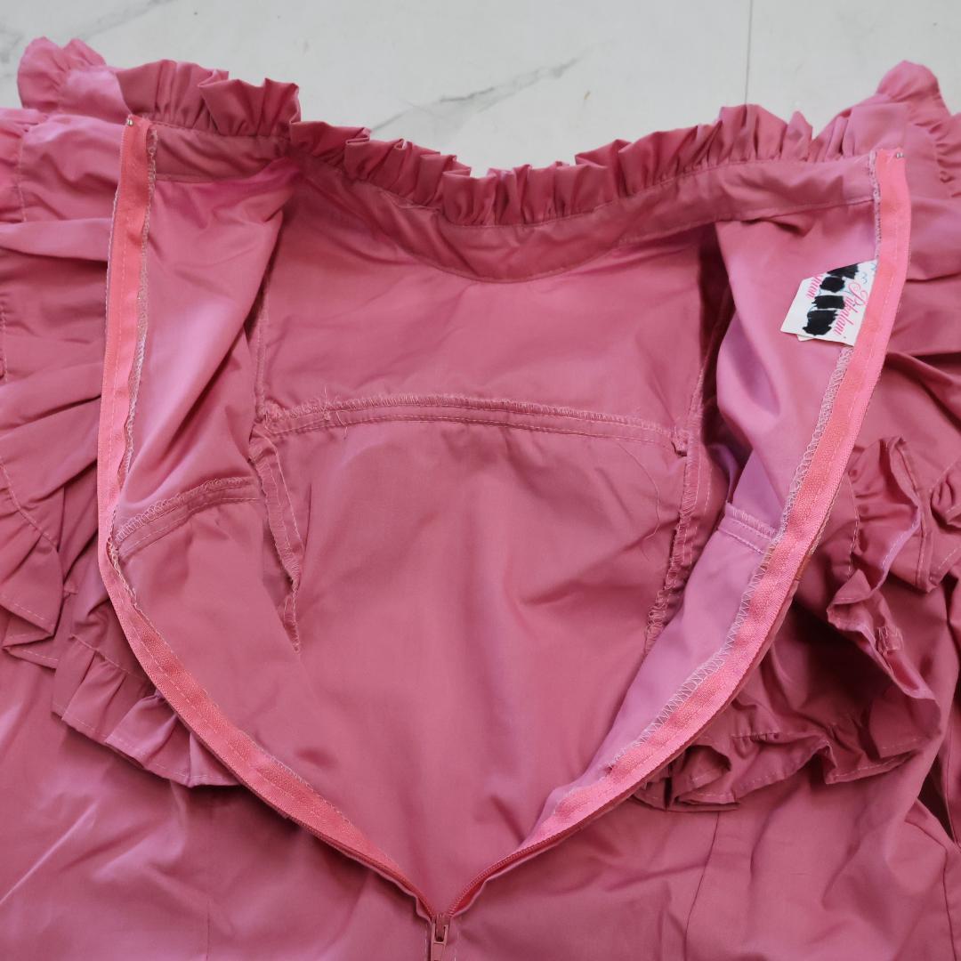 【美品 ハワイ製フラダンス用衣装】チェリーピンク PukalaniFashion