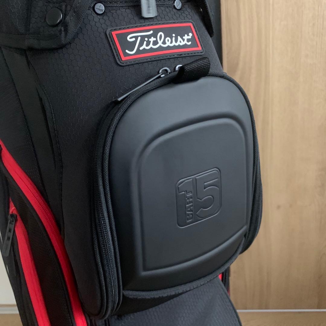 美品Titleist キャディバッグ 15分割 TB22CT8 10型 ブラック