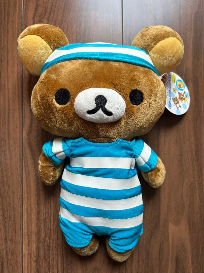 リラックマ　ぬいぐるみ　BIG　だらだら海水浴　3点セット　平成レトロ