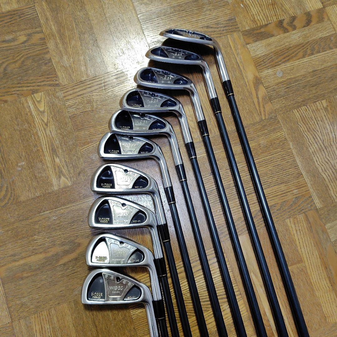 WOSS WO-01 V-TOUR FORGED アイアン10本 ジャンボ尾崎