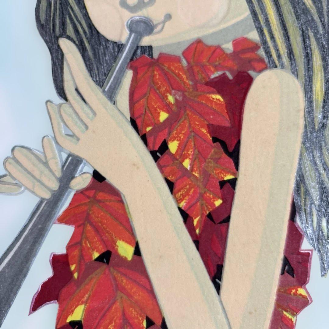 池田修三　木版画　「蔦の笛」直筆サイン入り　1984年　AP