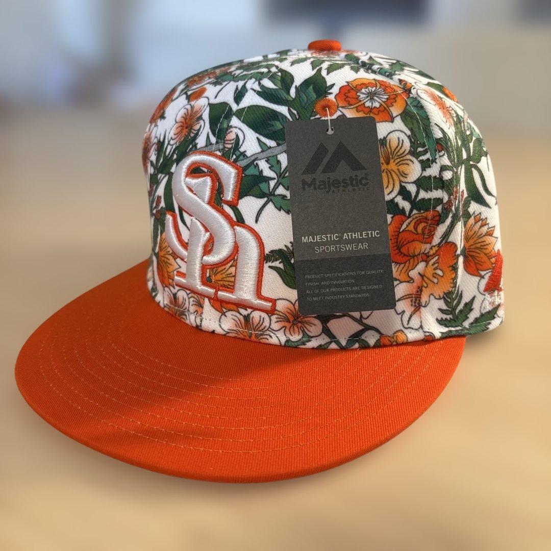 【新品・限定品】ソフトバンクホークス キャップ ボタニカル Majestic