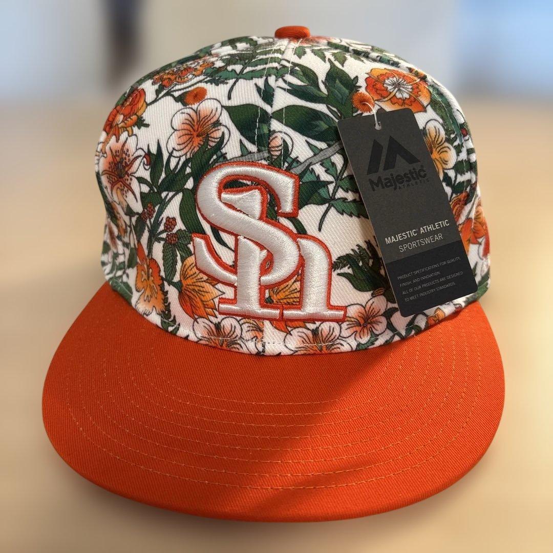 【新品・限定品】ソフトバンクホークス キャップ ボタニカル Majestic