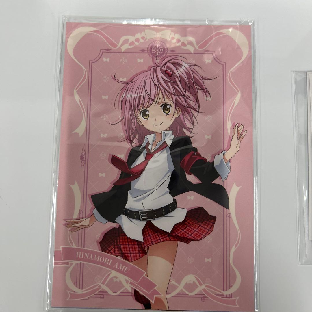 しゅごキャラ　トレーディング缶バッジ3セット+ポストカードセット
