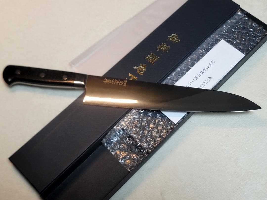 吉田刃物　zdp189 本焼　鏡面　牛刀240mm