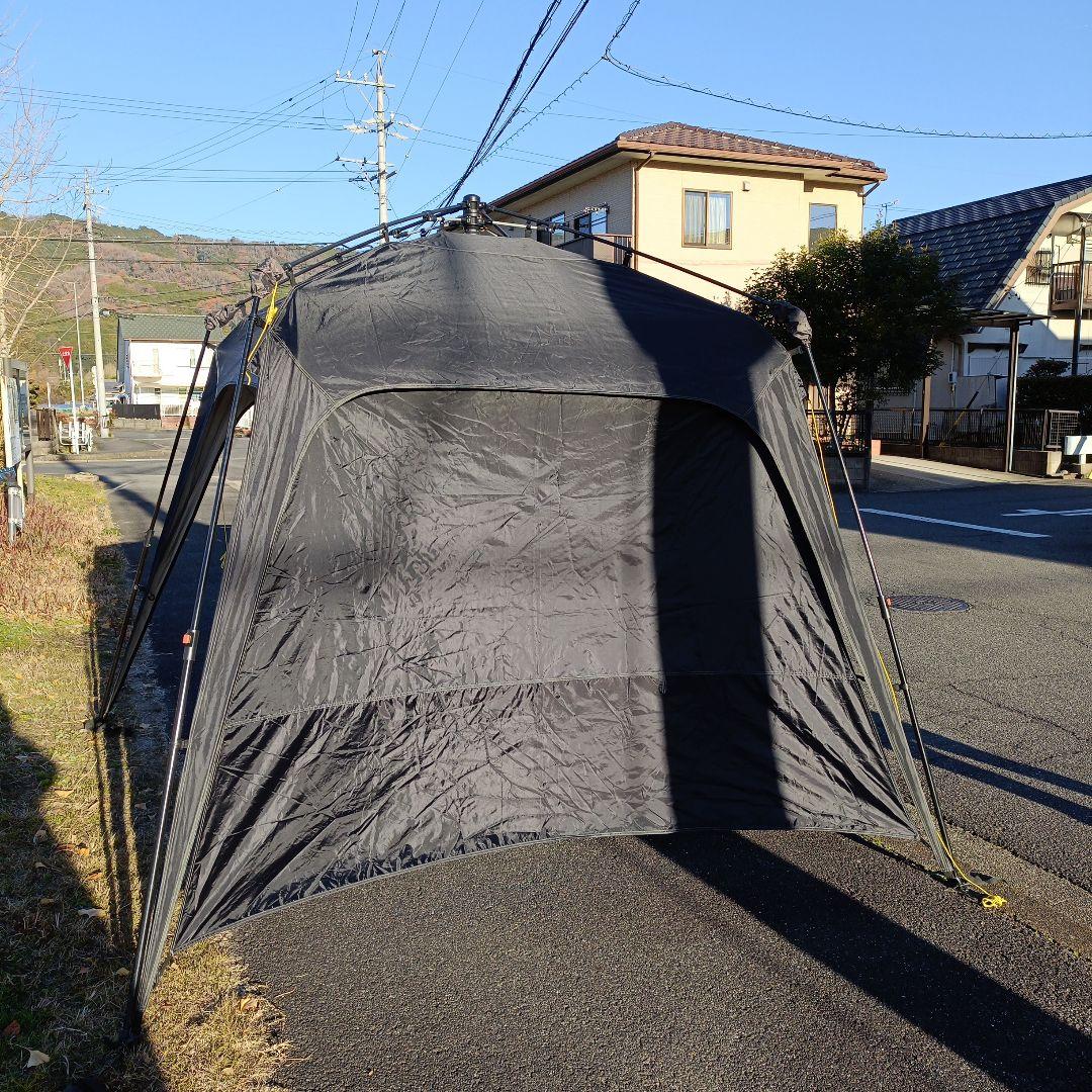 クイックキャンプ　ワンタッチタープ 2.5m　 QC-TP250　黒