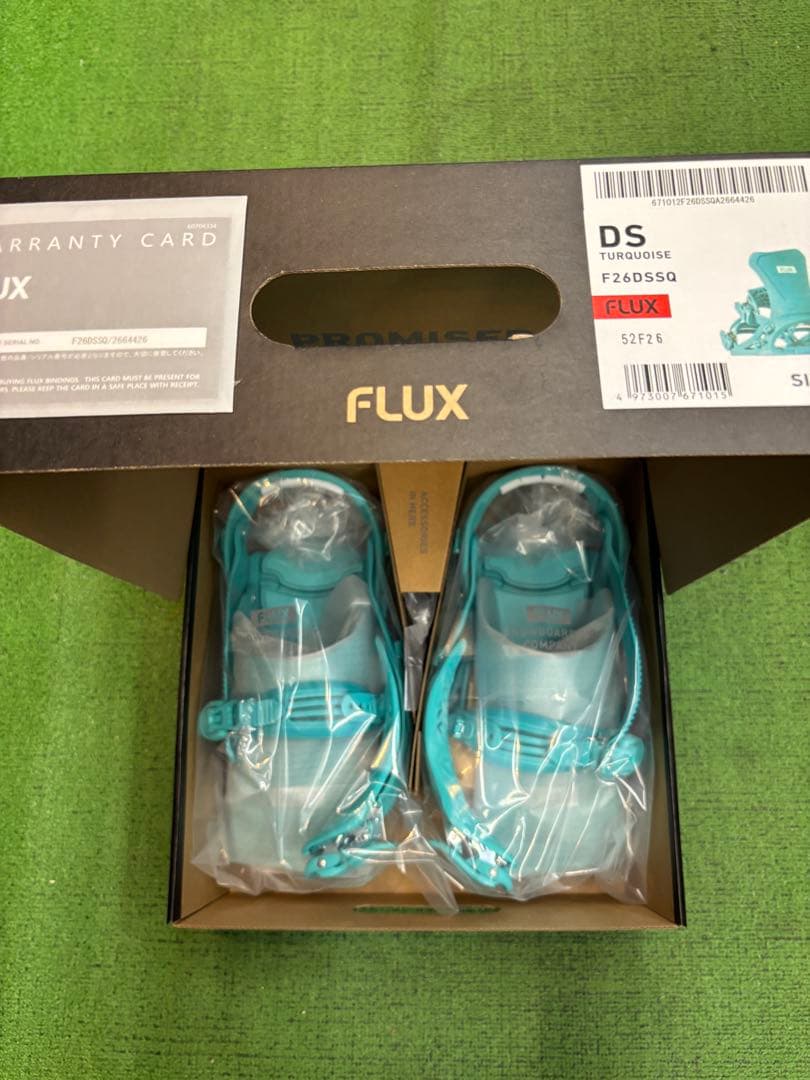 FLUX F26DSSQ ターコイズ ビンディング サイズS新品