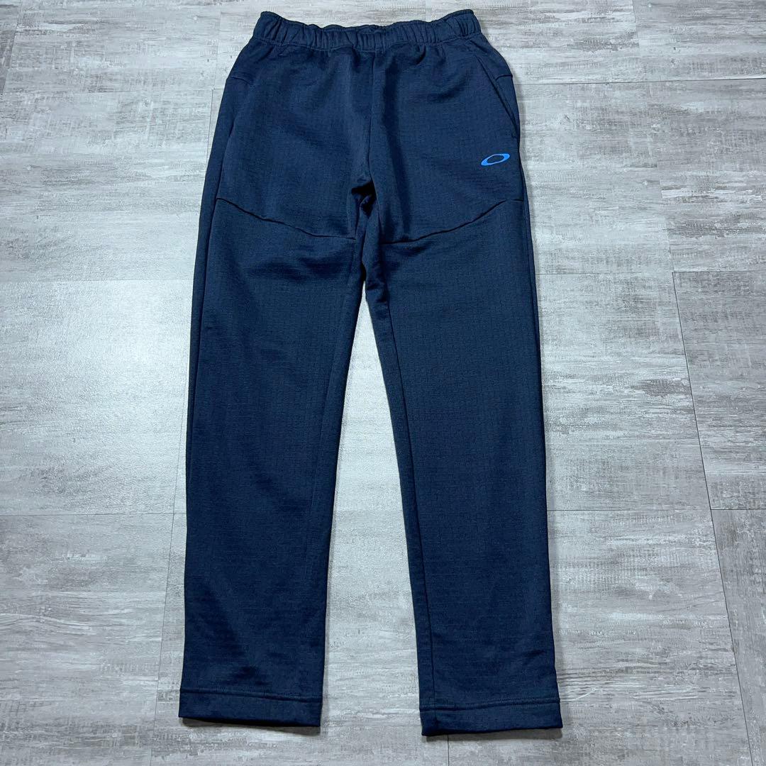美品 OAKLEY オークリー ジャージ セットアップ 上下 ネイビー S-M