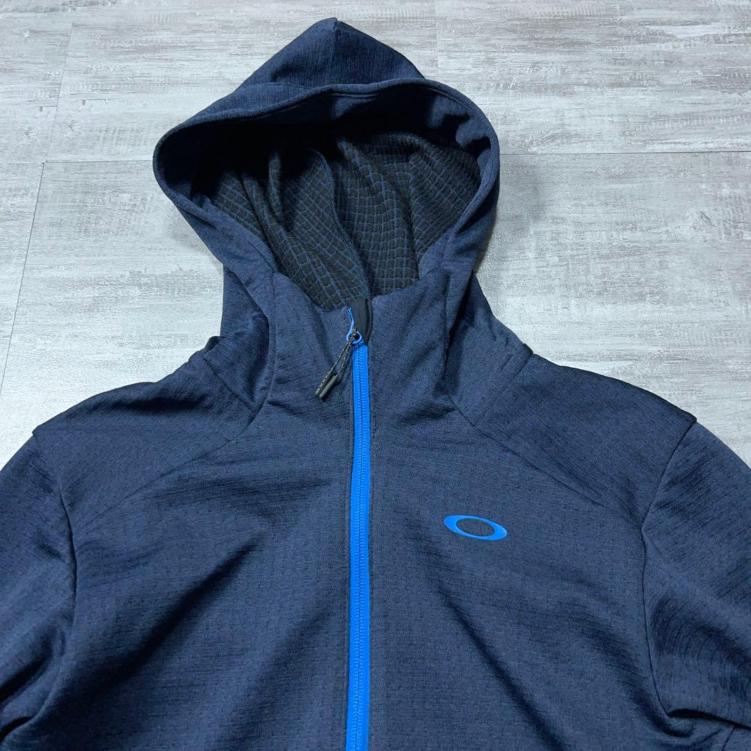 美品 OAKLEY オークリー ジャージ セットアップ 上下 ネイビー S-M