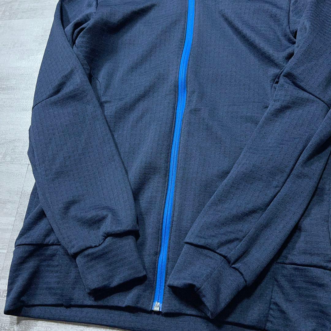美品 OAKLEY オークリー ジャージ セットアップ 上下 ネイビー S-M