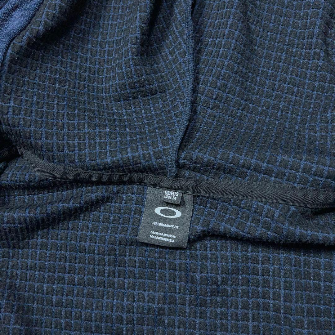 美品 OAKLEY オークリー ジャージ セットアップ 上下 ネイビー S-M