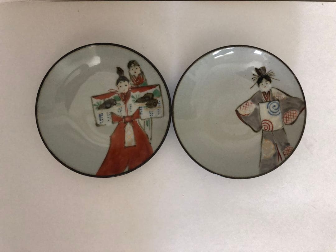 和菓子皿　骨董品　レトロ皿　ビンテージ皿　昭和レトロ
