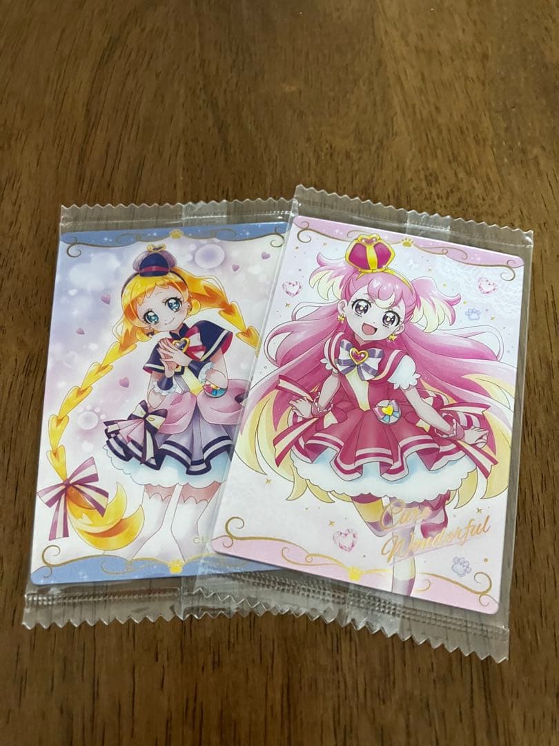 わんだふるプリキュア　ウエハースカード　ヒロインレア（HR）とおまけ6枚セット