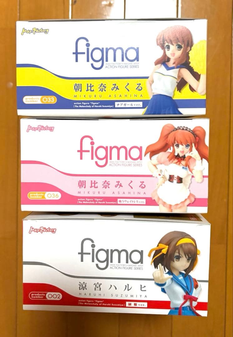 figma 涼宮ハルヒの憂鬱 3体セット