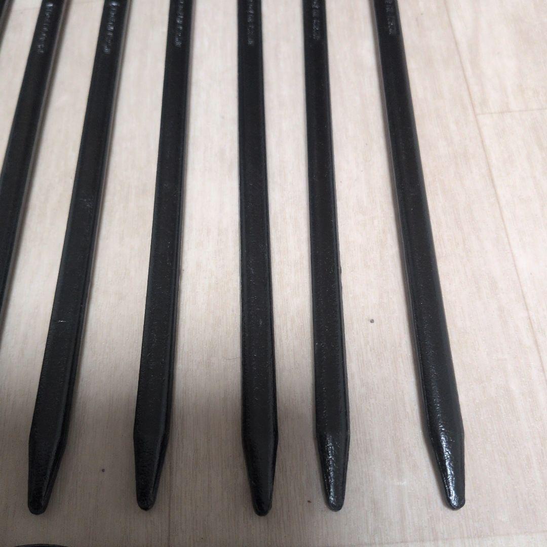 村の鍛冶屋 鍛造ペグ　エリッゼステーク28cm　20本セット 黒
