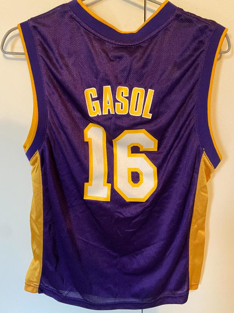 Adidas Lakers PAU GASOL ユニフォーム M