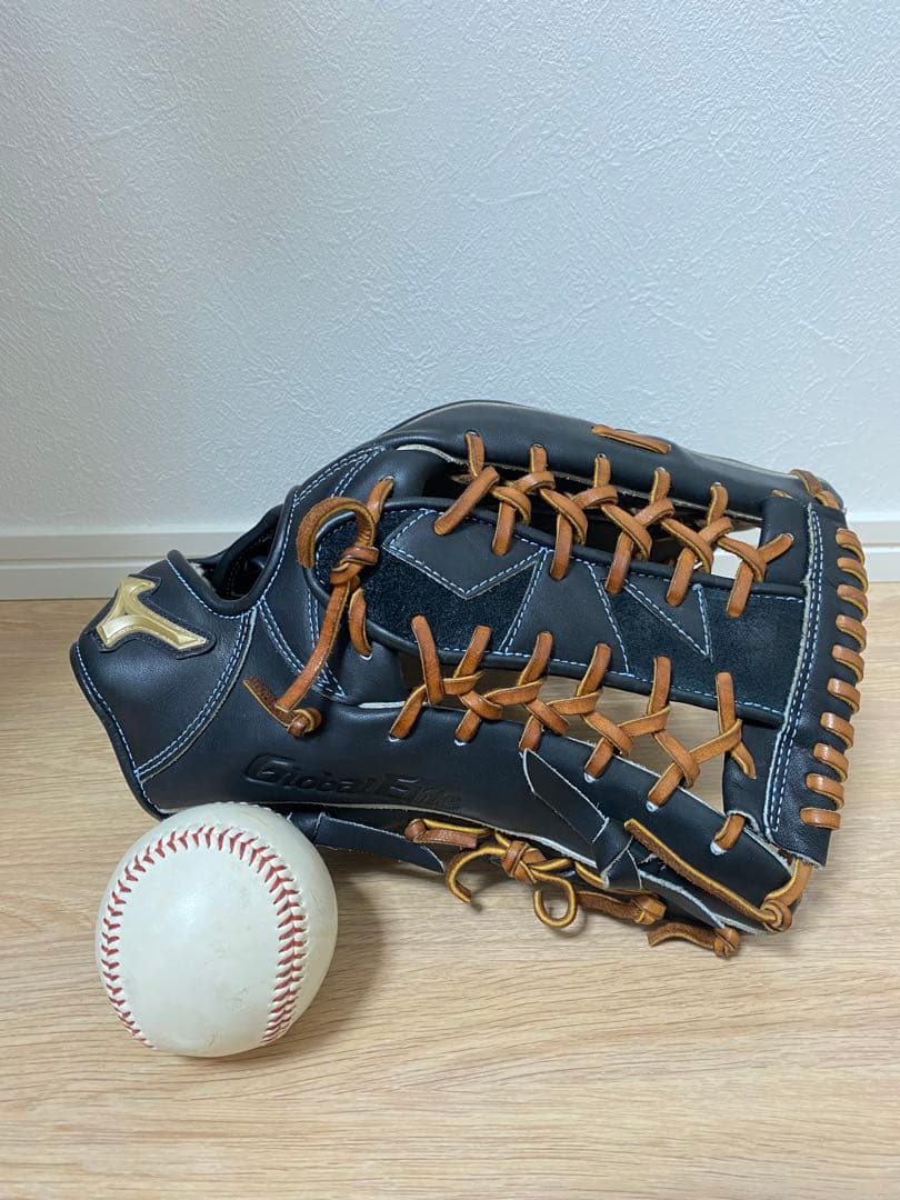 ミズノ　グローバルエリート　外野手用　軟式グローブ