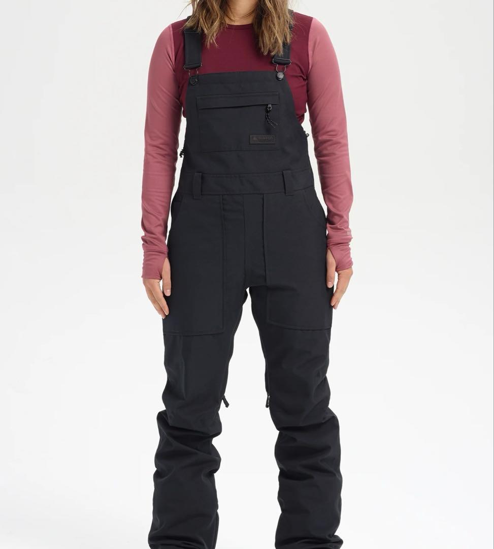 BURTON スノボウェア ウィメンズ アヴァロンビブパンツ 黒 S 美品