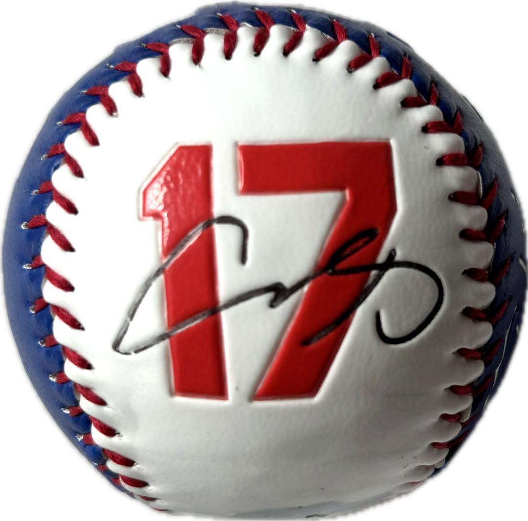 ドジャース 大谷翔平 2025個限定 サイン/画像/背番号/ケース/スタンド付き