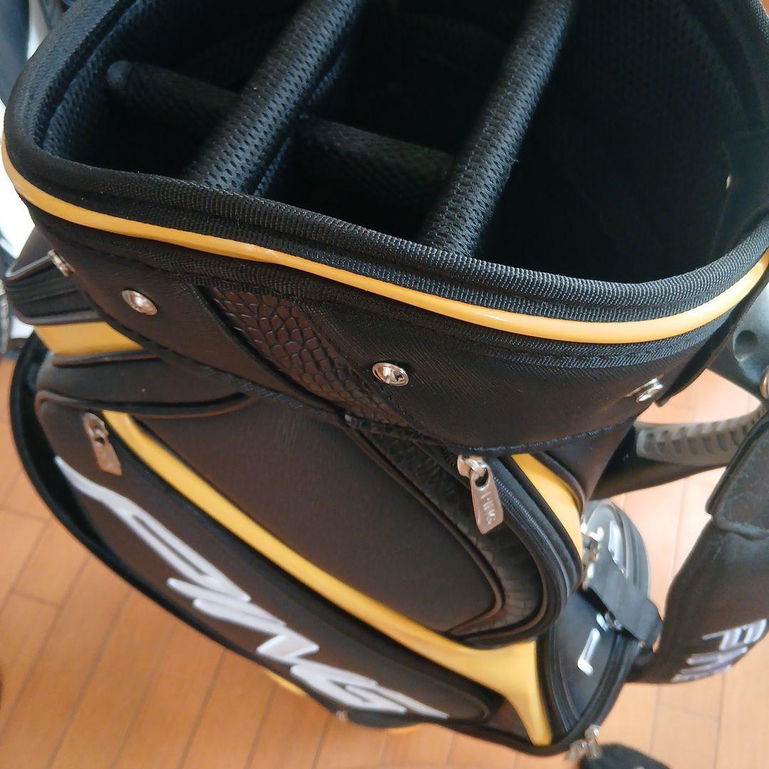 PING キャディバッグ 黒と黄色
