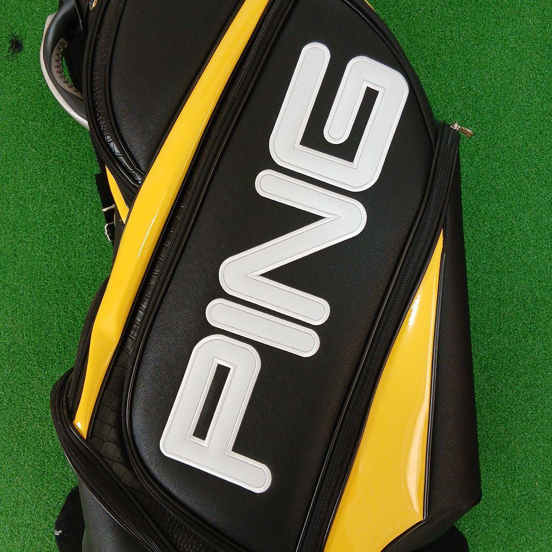 PING キャディバッグ 黒と黄色