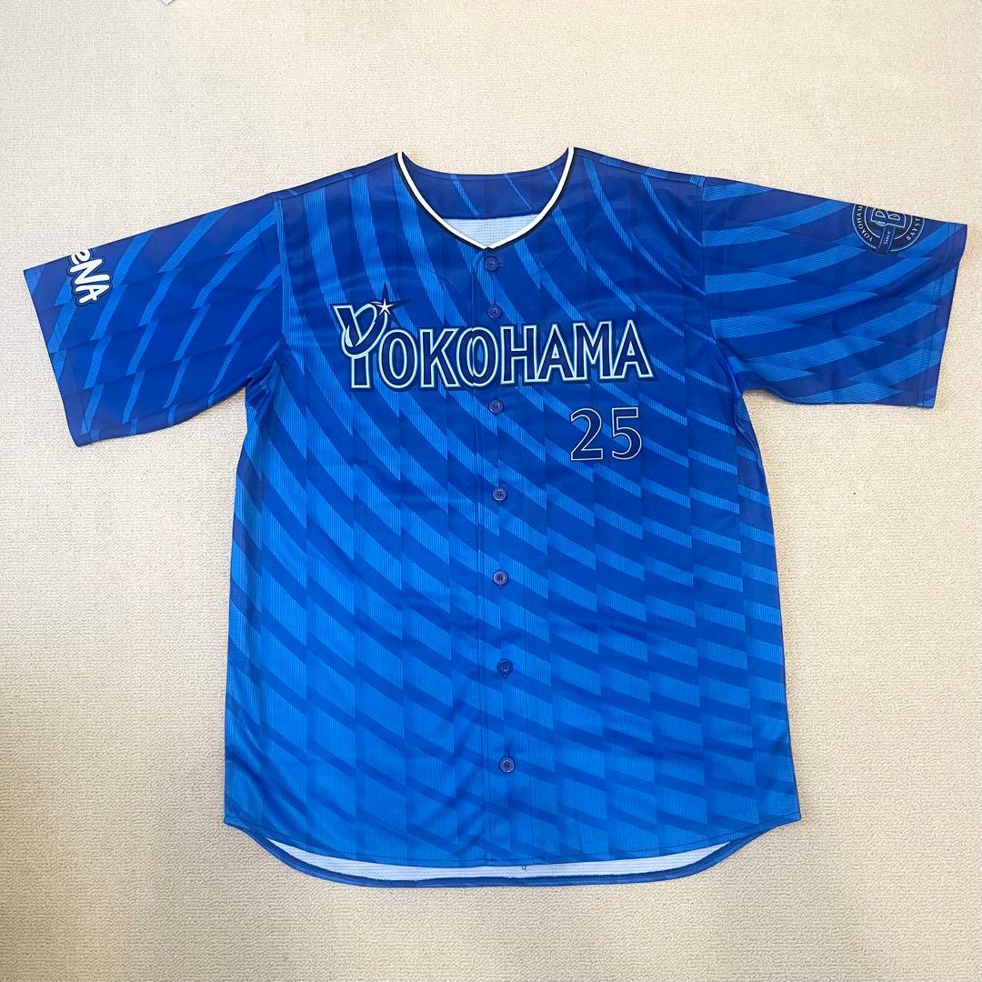 美品 横浜DeNAベイスターズ 筒香嘉智 ビジター ユニフォーム Oサイズ