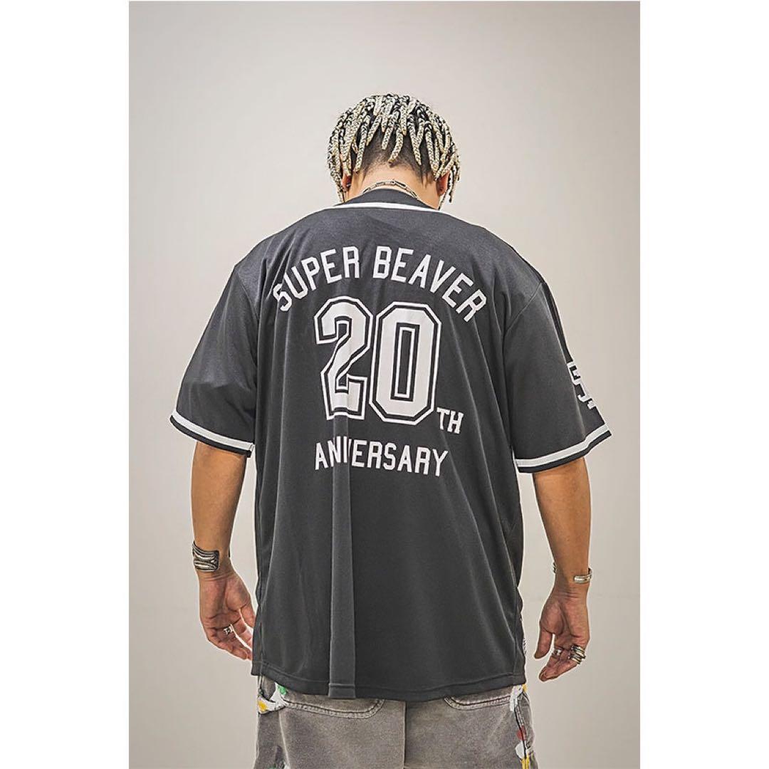 SUPER BEAVER 20th ユニホーム ブラック L ベースボールシャツ