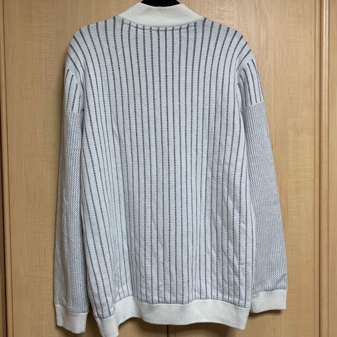 adidas ゴルフ 防風 長袖フルジップセーター GV1191 （ホワイト）