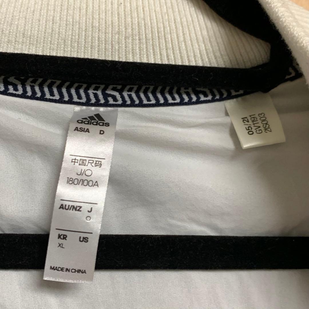 adidas ゴルフ 防風 長袖フルジップセーター GV1191 （ホワイト）