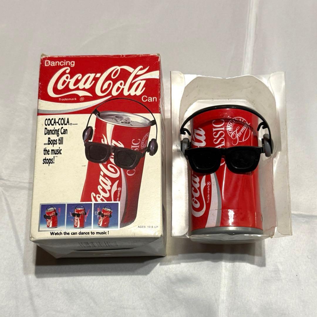 80s 当時物 ダンシング コカコーラ缶 COCA COLA おもちゃ