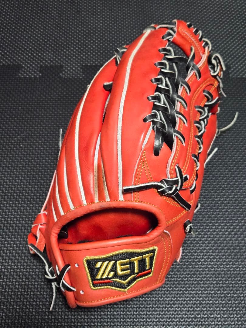 中古 ZETT PRO STATUS 硬式グローブ 外野手用 BPROG771