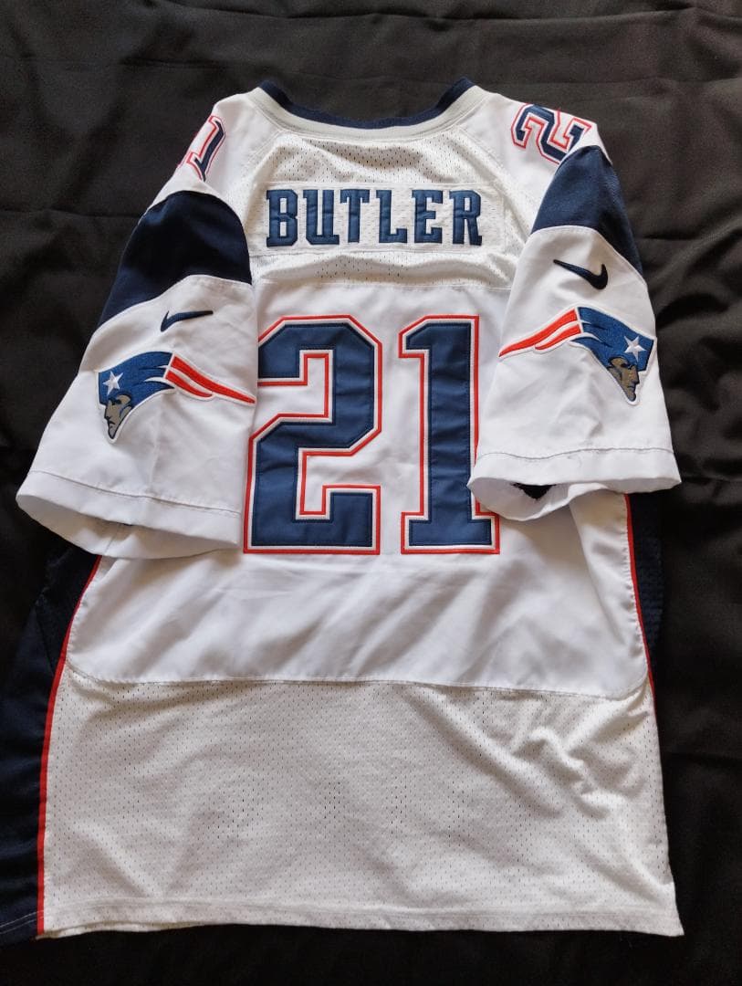 NFL Nike アメフト ゲームシャツ Patriots Butler２１XL