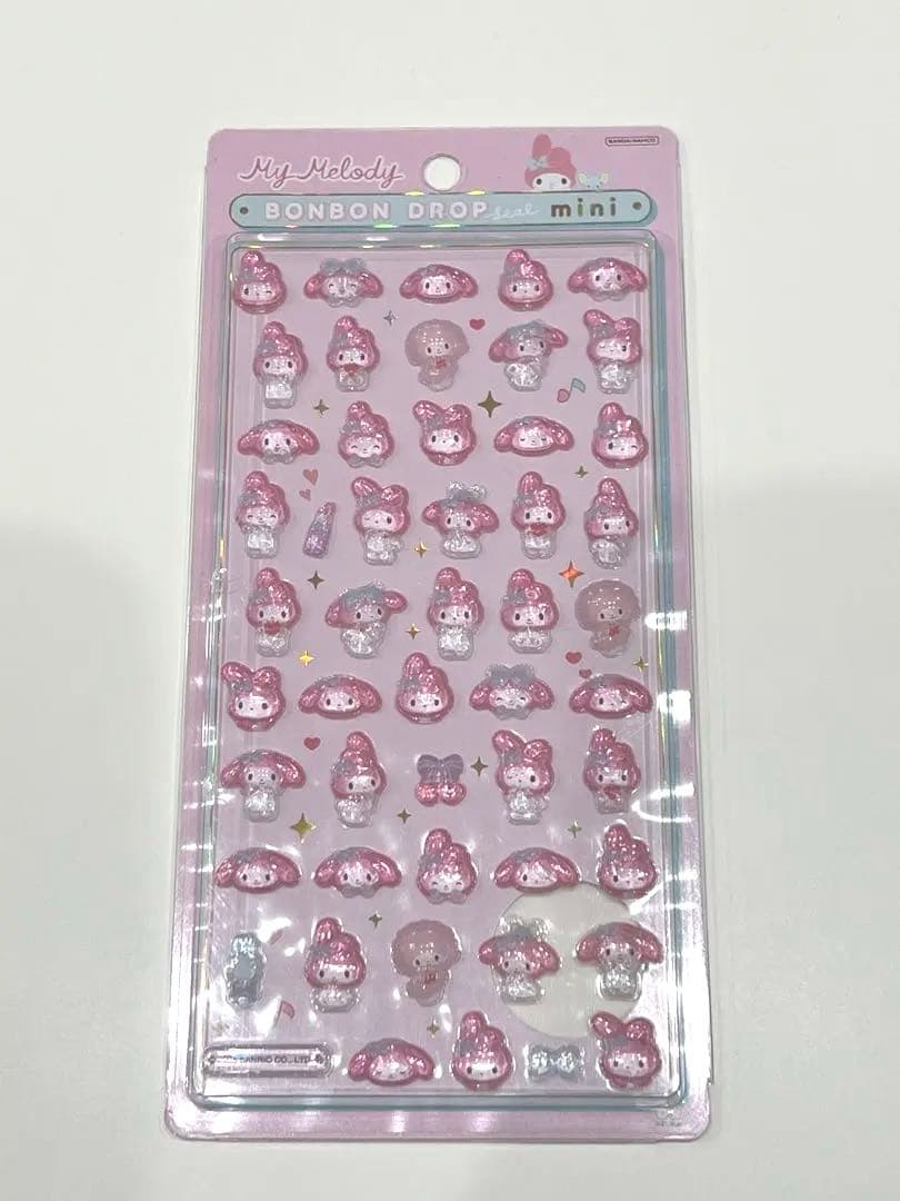 店頭完売 BONBON DROP seal mini 6枚 クロミ マイメロ他