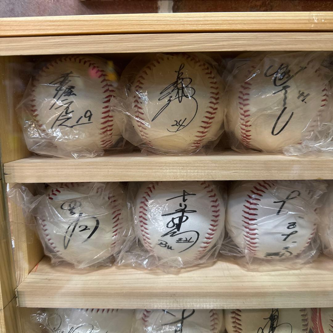 大阪近鉄バファローズ サインボール 15個セット ケース付